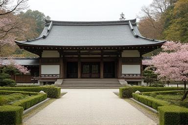 Buddhist meditation temples journey